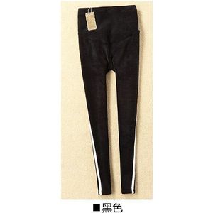 Moederschap Joggingbroek Herfst En Winter Plus Fluwelen Dikke Buik Dragen Dubbelzijdige Polar Fleece Broek Warm Leggings