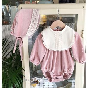 Baby Kleding Meisje Romper Baby Winter Kleding Pasgeboren Lange Mouwen Jongens Jumpsuit Hoed 2 Stuks Baby Baby Meisje Kleding Kostuum 0-18M