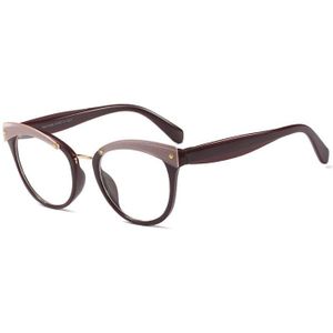SHAUNA Unieke Wenkbrauw Vrouwen Cat Eye Brillen Frame Mode Optische Bril