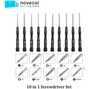 BESTE 10 in 1 Schroevendraaier Set T3 T4 T5 T6 P2 P5 PH00 PH000 Y2.5 Platte 2.0 Mobiele Telefoon Laptop PC Opening Reparatie Gereedschap Kit