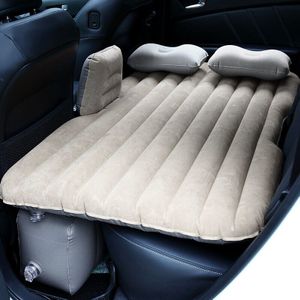 Universele Auto Reizen Opblaasbaar Matras Waterdicht Auto Opblaasbare Bed Luchtbed Kussen Verdikking Multicolor HWC