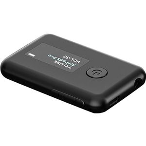 Mool Bluetooth 5.0 Audio Zender Ontvanger Kleurenscherm Draadloze Audio Adapter Met Batterij Voor Tv/Computer /Headset