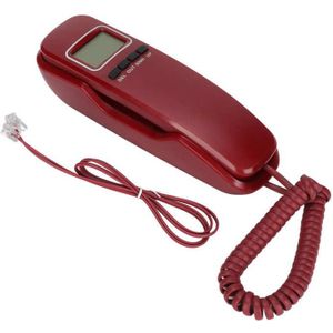 Mini Telefoon Desktop Snoer Vaste Telefoon Thuis Vaste Telefoon Met Lcd-scherm Ondersteuning Kiesherhalingsfunctie Voor Home Office Hotel