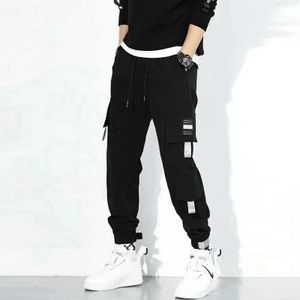 Streetwear Joggers Hip Hop Broek Mannen Grote Zak Zwarte Harembroek Mannen Kleding Fashions Elastische Taille Koreaanse Stijl Broek