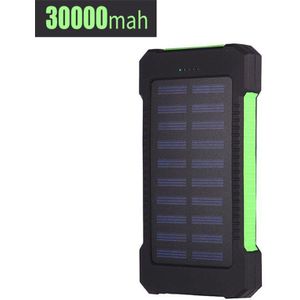 Solar Power Bank 30000Mah Grote Capaciteit Draagbare Mobiele Telefoon Oplader Led Outdoor Reizen Powerbank Voor Xiaomi Samsung Iphone