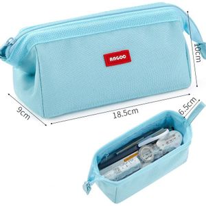 Angoo Boot Type Pen Case Bag Potlood Wasbare Oxford Doek Opslag Handtas Pouch Voor Pennen Heerser Briefpapier School Reizen A6851