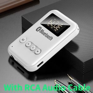 Disour Fm Bluetooth 5.0 Audio Zender Recevier 4 In 1 3.5Mm Aux Rca Tf Jack Led Display Stereo Draadloze adapter Voor Auto Tv