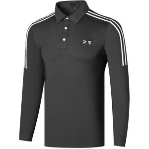 Herfst Mne Golf Polo-Shirt Lange Mouwen