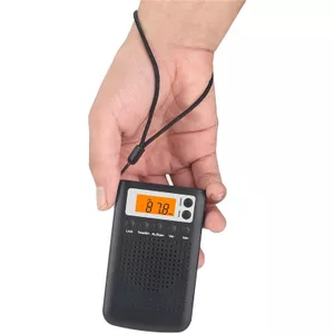 Draagbare FM-radio Met Oplaadbare Batterij – 30 Voorinstellingen, 15 Uur Speeltijd, Riemclip En Oortjes Inbegrepen, Perfect Voor Wandelen En Joggen