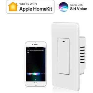Wifi Apple Homekit Smart Home Muur Schakelaar Voor Led Licht 15A Ons Standaard Smart Huis Gadgets Home Schakelaars