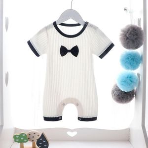 Magideal Zuigelingsjongen Zomer Romper Jumpsuit Comfortabele Kleding Outfit Donkerblauw