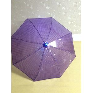LED Paraplu Licht Up Transparante Paraplu Flash Night Bescherming Veilig Kind