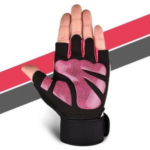 Gym Fitness Oefening Gewichtheffen Anti-Slip Pols Wraps Palm Protector Handschoenen Geschikt Voor Gebruikt Om Doen Gymnastiek Fitness