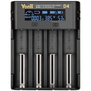 18650 Batterij Lader Voor 1.2V 3.6 3.7V Li-Ion 18650 18700 26650 Aa Aaa Oplaadbare Batterij Slimme Lader