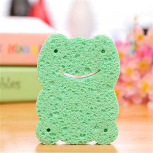 1Pcs Zwemmen Katoen Bad Spons Voor Baby Baby Bad Spons Kinderen Cartoon Baden Bad Spons Baby Meisje Bad Spons