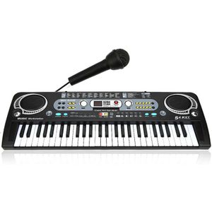 54 Toetsen Elektronische Keyboard Piano Digitale Muziek Elektronische Key Board Met Microfoon 10 Nummers 100 Geluiden/Ritme Elektronische Orgel