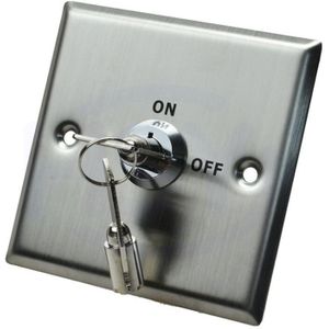 Rvs Sleutel Schakelaar Emergency Push Exit Deur Release Toegang Controller Gate Open Slot