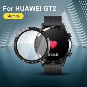 Zacht Glas Beschermende Film Cover Voor Huawei Horloge Gt 2 Honor Magic 2 46Mm GT2e Smartwatch Full Screen Protector GT2 E Case