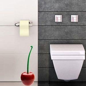 Thuis Wc Schoonmaken Tool Mooie Rode Kers Vorm Toilet Borstel Wc Borstel Houder Set Badkamer Accessoires