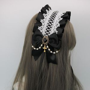 Japanse Zachte zus Lolita Kant Hoofdtooi Zoete wilde kc haarband Hoofdband Kant clip Haaraccessoires Handwerk Hoofdtooi