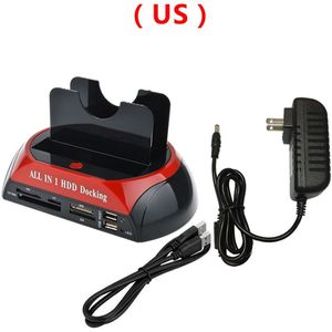 Worallymy - EL10020 - Docking Station - USB 2.0 - Hard Drive Card Reader Hub - SATA IDE Dock Adapter