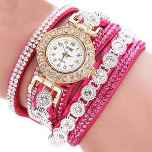 CCQ Armband Horloges Casual Analoge Quartz Vrouwen Strass Horloge Armband Horloge Relogio Feminino Klok # W