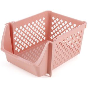 Stapelbare Opslag Mand Organizer Voedsel Snacks Speelgoed Toiletartikelen Plastic Opbergbakken