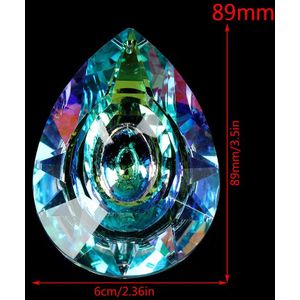 Kleurrijke Kristallen Opknoping Drops Kroonluchter Lamp Prisms Onderdelen Hoge
