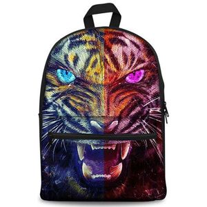 FORUDESIGNS mannen 3D Animlals Afdrukken Rugzak Tieners Blue Eagle Patroon Bagpack voor Mannetjes Trendy Reizen Verpakking Mochila