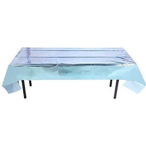 4.5ft * 9 Ft Wegwerp Tafelkleed Voor Feest Bruiloft Decoratie Verjaardag Party Tafel Dekken Supplies Frozen Party Folie Tafelkleed