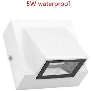 Led Waterdichte Wandlamp 90 ~ 260V 5W/3X5W Outdoor Straat Licht Vervangen Solar licht Voor Porch Path Tuin Binnenplaats Verlichting