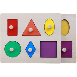 180 Pcs Houten 3D Puzzel Tangram Boord Kleurrijke Baby Vroege Educatief Speelgoed Voor Kinderen Leren Spel Voor Kinderen