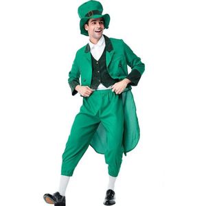 Volwassen Mannen Lucky Charms Kabouter Ierse Party Dress St Patrick Dag Kostuum Outfit Prestaties Cosplay Kleding