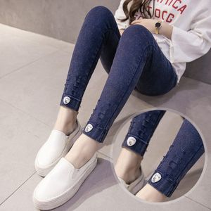 Skinny Stretch Jeans Potlood Broek Voor Zwangere Vrouwen Kleding Denim Leggings Broek Zwangerschap Abdominale Jeans Kleding