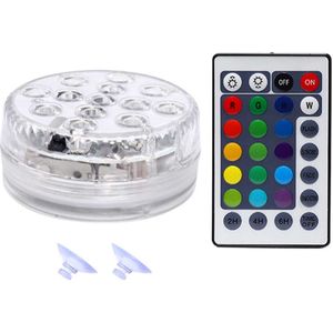 Fontein Party Kleur Veranderende Led Zwembad Licht Aquarium Onderwater Lamp Magneten Afstandsbediening Submersible Wedding IP66 Waterdicht