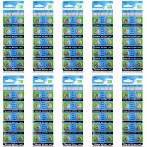 100Pcs AG13 Ag 13 357A Pila LR44 SR44 Lr44 Alkaline Button Knoopcelbatterij Batterijen 1.5V Ag 13 LR1154 Voor Horloge Rekenmachine