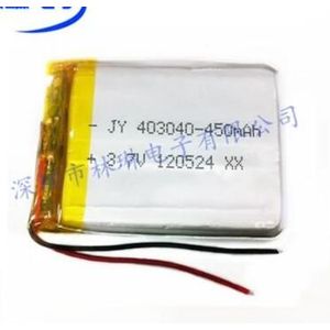 043040P 403040P 450mah met beschermende board 3.7V lithium polymeer batterij lichtgevende schoen batterij Oplaadbare Li-Ion Cel