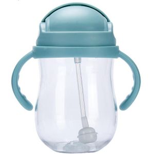 Roze Blauw Sippy Baby Cup Leren Zuigfles Drinken Kinderen Veilig Melk Water Fles Mooie Infantiele Cup Gezonde Peuter 300 Ml