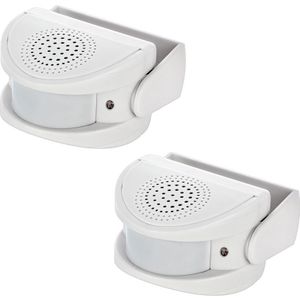 Fuers 32 Nummers Draadloze Gast Welkom Chime Alarm Deurbel Pir Motion Sensor Voor Winkel Entry Beveiliging Alarm Deurbel