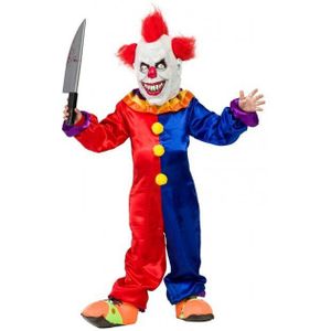 Devil Clown Kostuum 7-9 Jaar Voor Kinderen, Goedkope Carnaval Cosplay, Halloween En Party Dress Up