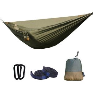 Ultralight Outdoor Hangmat Met Anti Klamboe Afneembare Wandelen Reizen Camping 1-2 Persoon Tent Achtertuin Hangmat