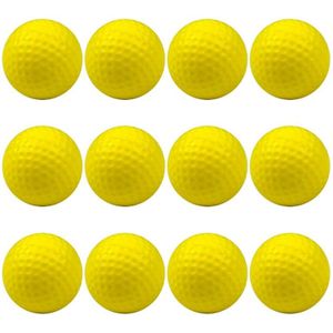 12 Stks/set Praktijk Training Bal Outdoor Putter Groen Game Plastic Golf Training Bal