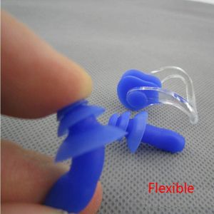 1 pairs Authentieke Zachte Siliconen Neus Clip Oordopjes Ruisonderdrukking kerstboom Oordopjes Zwemmen Beschermende oorbeschermers