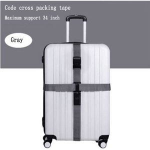 Bagage Riem Kruis Riem Verpakking Verstelbare Koffer Nylon 3 Cijfers Wachtwoord Lock Gesp Bagage Riemen Reizen Accessoires