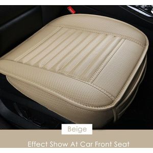 Lederen Auto Voorstoel Cover Ademend Anti Slip Mat Auto Zitkussen Cover Universal Auto Pad Auto Styling Interieur Accessoires