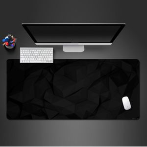 Zwarte 3d Abstracte Stijl Best-Selling Mousepad Rubber Computer Game Mouse Pad Computer Toetsenbord Muis Grote Matten