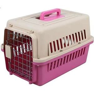 Puppy Hond Vliegtuig Transport Box Ademende Kat Hond Pet Travel Carrier Doos Voor Katten En Kleine Honden Kat kooi Wlyang