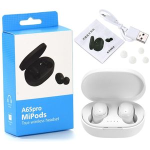 A6Spro Draadloze Bluetooth 5.0 Oortelefoon Tws Voor Mode Zakelijke Headset Noise Cancelling Oordopjes Voor Huawei Samgsung Telefoon