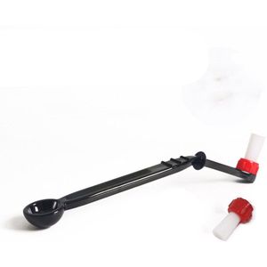 Koffie Machine Brush Cleaner Met Lepel 2 In 1, Barista Espresso Machine Borstel Vervanging Hoofd, Koffie Schoonmaken Tool