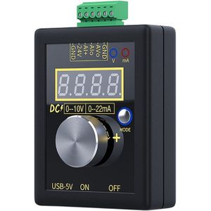 Oplaadbare Draagbare Analoge Signaal Generator 0-5V 0-10V 0-20mA 4-20mA Verstelbare Spanning Stroom Simulator Calibrator